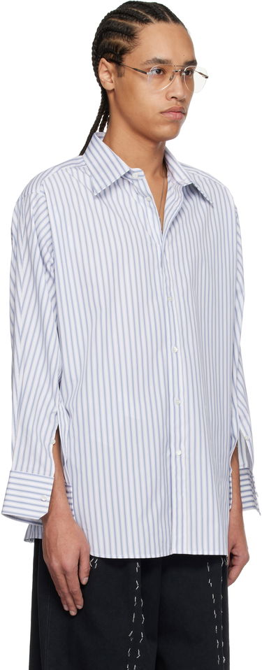Srajce Maison Margiela Maison Margiela Stripe Cotton Shirt Bela | S50DT0049 M35311, 1