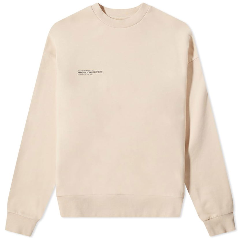 Pleteni pulover PANGAIA 365 Crew Sweat, Size Medium Bež | 100001830258