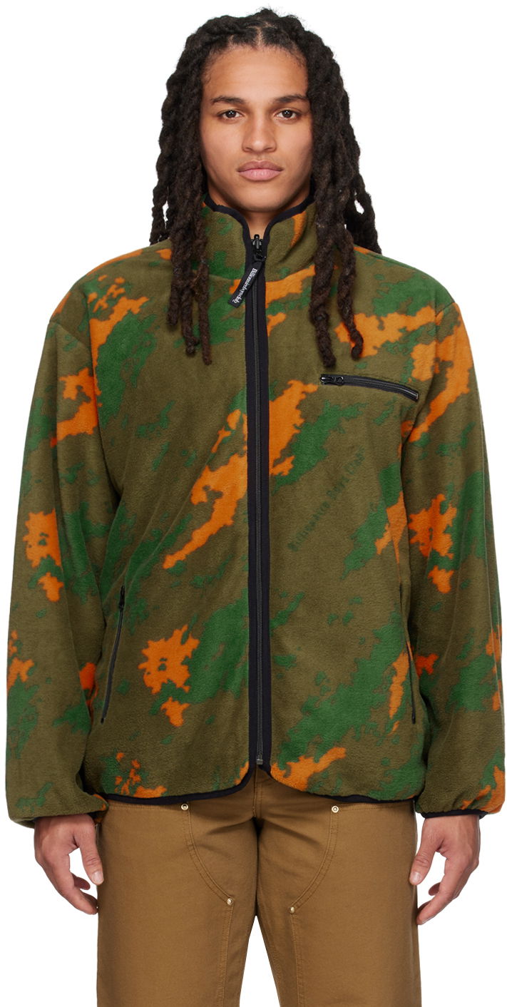 Jakna BILLIONAIRE BOYS CLUB Billionaire Boys Club Camouflage Reversible Fleece Jacket Zelena | B23115