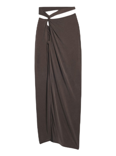 Krila Jacquemus La Jupe Espelho Asymmetric Črna | 231JS056-2307-850