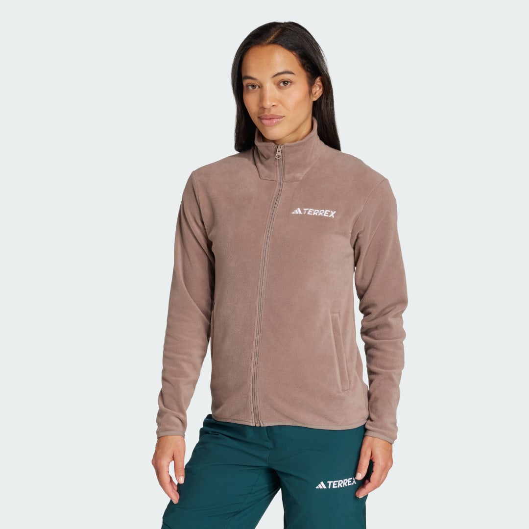 Jakna adidas Performance Multi Essentials Full-Zip Fleece Jacket Bež | JM3112, 0