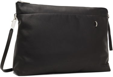 Torbica Rick Owens Rick Owens Hollywood Big Adri Leather Pouch Črna | RA01E0626 LCN, 1