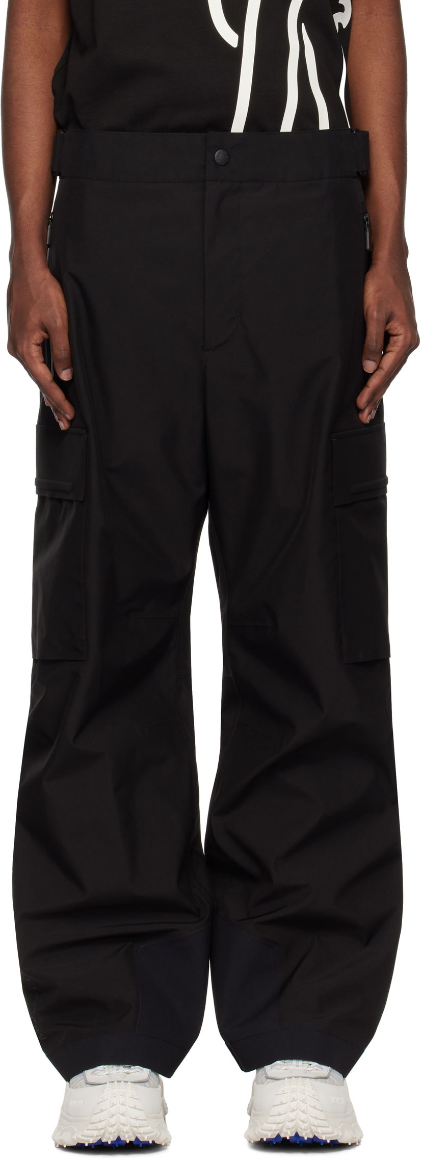 Cargo hlače Moncler Padded Ski Pants Črna | J20972G00011596Y4