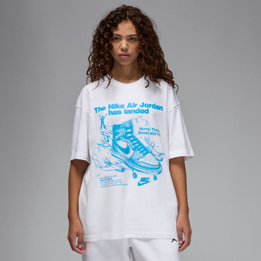 Majica Jordan Jordan Graphic Print T-Shirt (Plus Size) Bela | HJ0136-100, 0