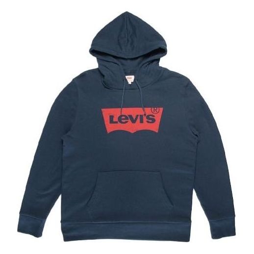 Pulover Levi's Men's Pullover Hoodie Modra | 19622-0007