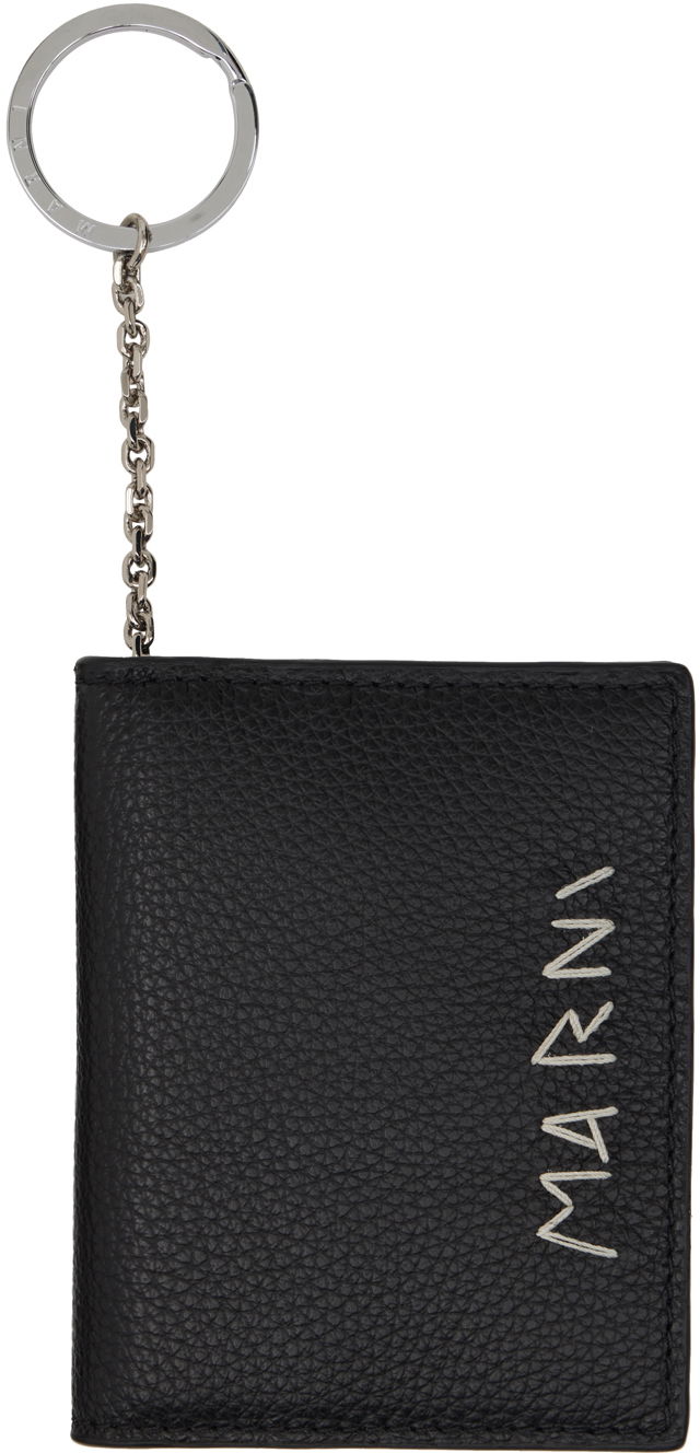 Denarnica Marni 6 CC Card Holder Črna | PFMI0082U0 P6533