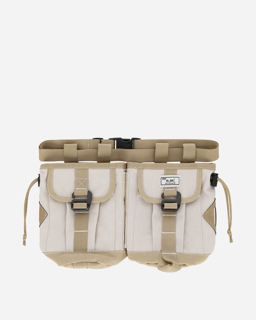 Torbice za okoli pasu Vans Nicole McLaughlin Double Pocket Waist Bag Bež | VN000KBH2N11