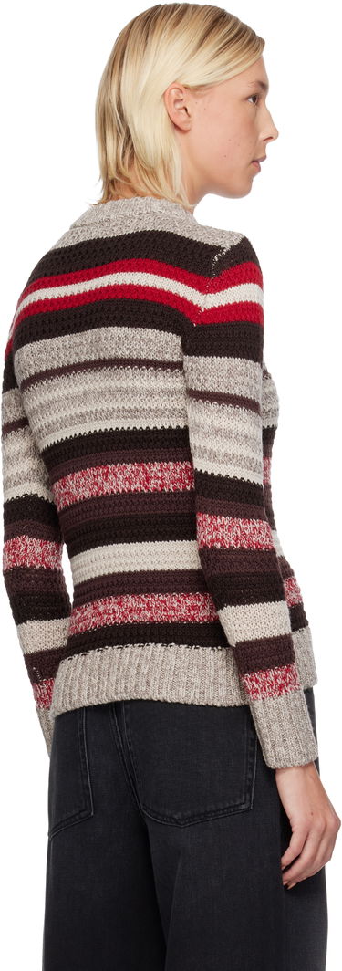 Pleteni pulover Max Mara Ilde Striped Knit Crewneck Sweater Večbarvna | 2525366232600, 2