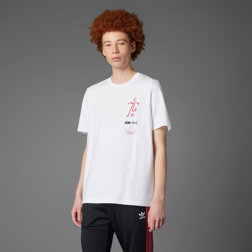 Majica adidas Performance Manchester United '91 T-Shirt Bela | JC9389