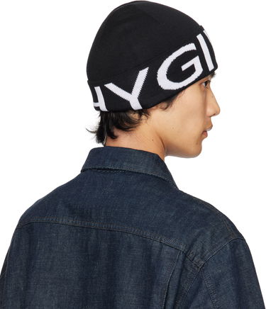 Beanie Givenchy Givenchy Jacquard Beanie Črna | 710003973001-U7925, 2