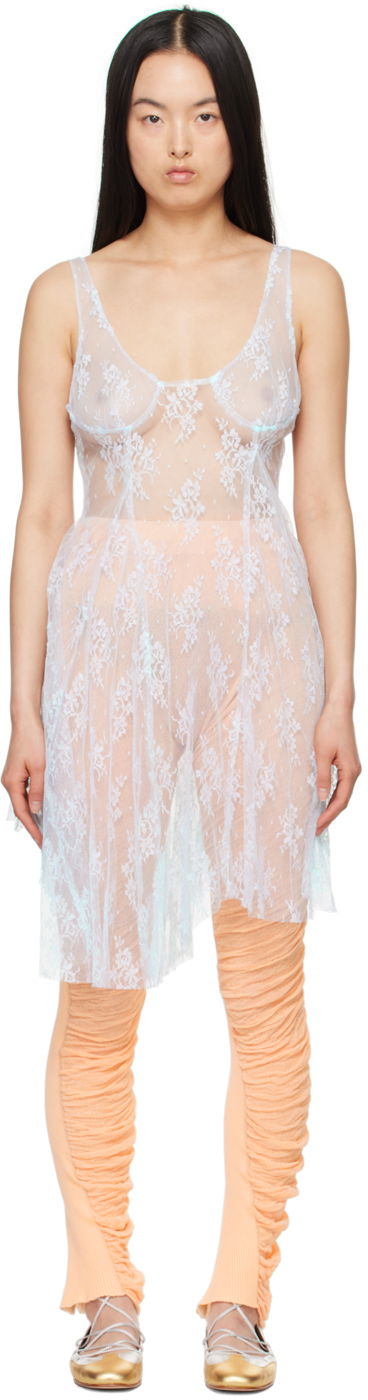 Obleke Collina Strada Collina Strada Pamela Lace Minidress Modra | XX4028
