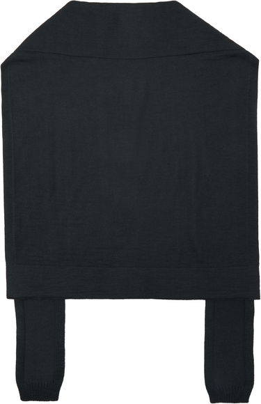 Šala LEMAIRE Lemaire Trompe L'oeil Shrug Črna | AC1207 LK087, 2