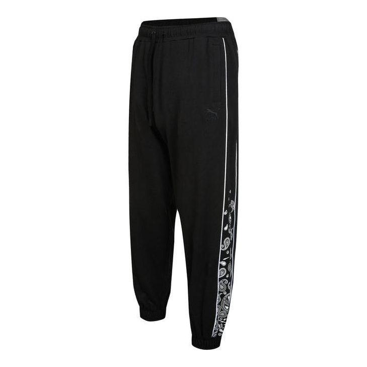 Trenirka Puma Paisley Sweat Pants Črna | 539524-01