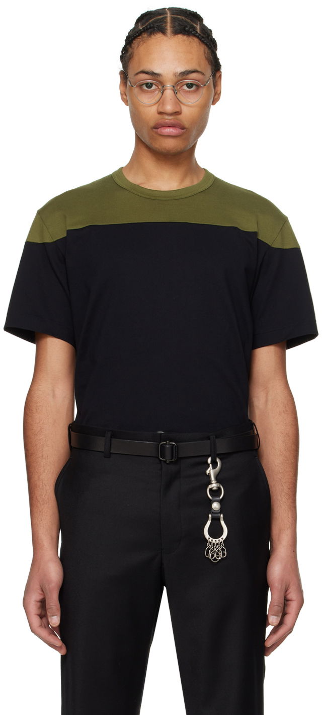 Majica Comme des Garçons Homme Deux Paneled T-Shirt Črna | DM-T014-051