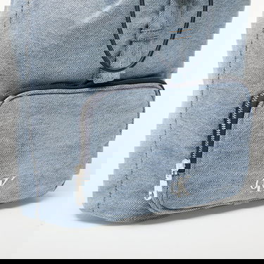 Nahrbtnik CALVIN KLEIN Calvin Klein Jeans Denim Luna Mini Flap Backpack Modra | LV04F3216G VGO, 4