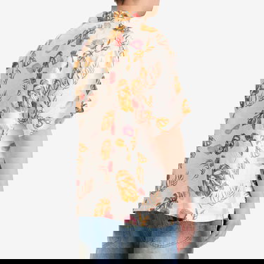 Srajce BAPE A Bathing Ape Vacation Pattern Open Collar Shirt, Size Large Bela | 001SRL301308M-WHT, 3