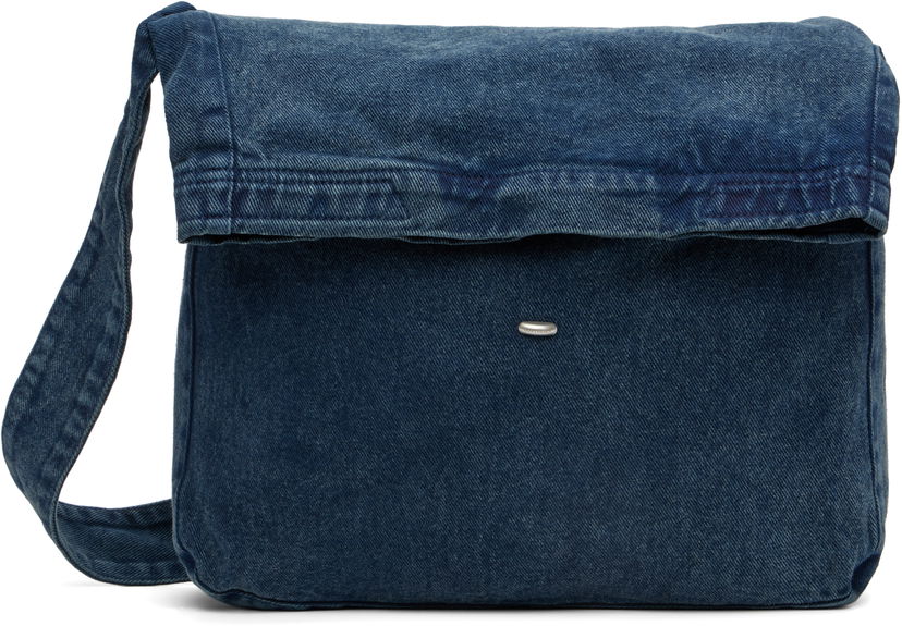 Torba za čez ramo OUR LEGACY OUR LEGACY Sling Denim Bag Modra | A4258SDP