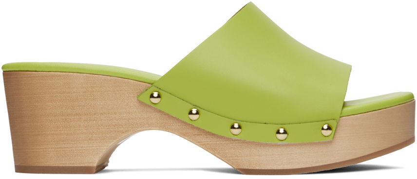 Oblačila Aeyde Aeyde Bobbie Platform Clogs Zelena | A11-HS-ODSD55BL-123-982-007, 0