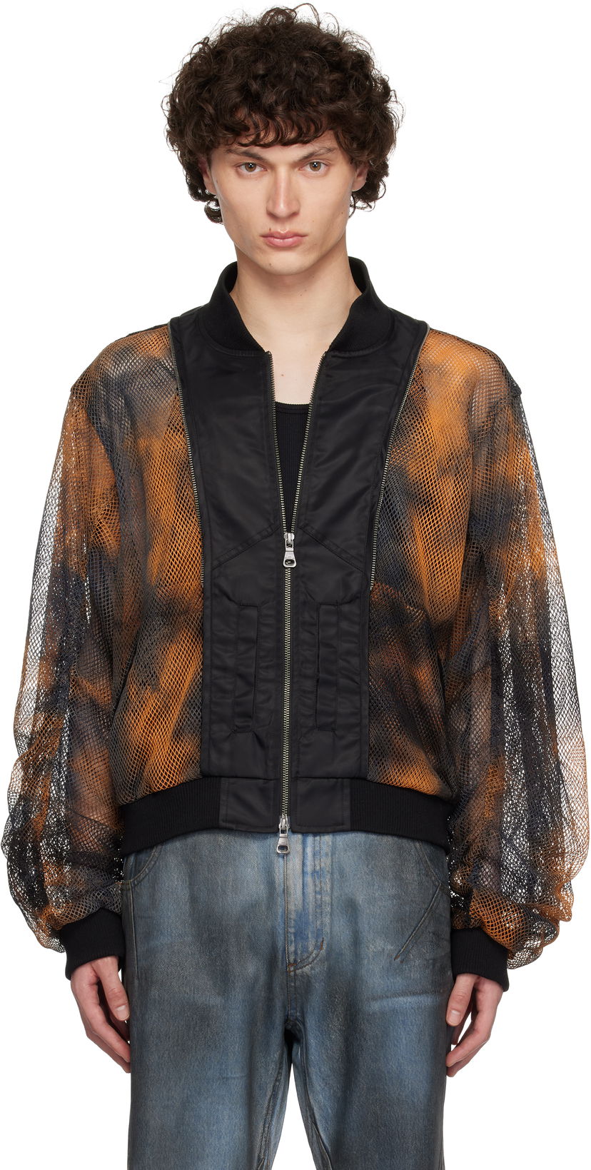 Bomber jakna Andersson Bell Andersson Bell Double Layer Mesh Bomber Jacket Črna | awa701u
