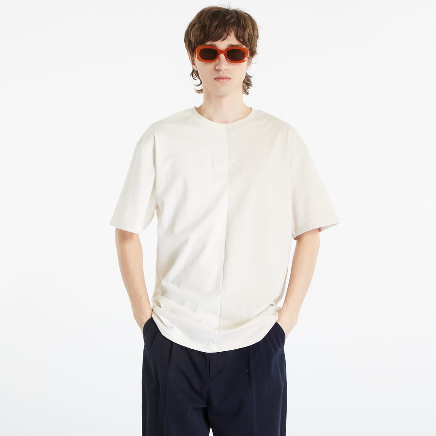 Majica Karl Kani Small Signature Split Tee Bela | 6037488, 0
