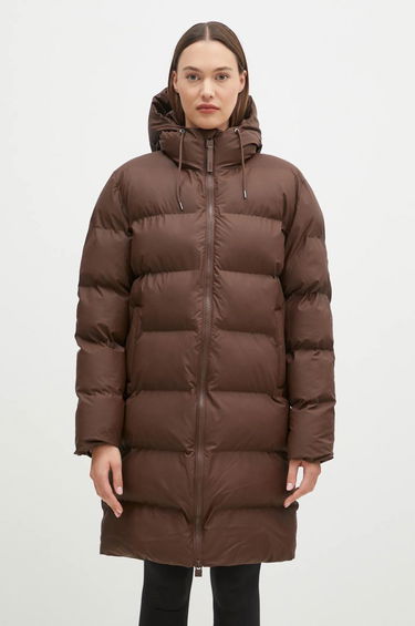 Puhovka Rains Longer Puffer Jacket Rjava | 15130.23, 0