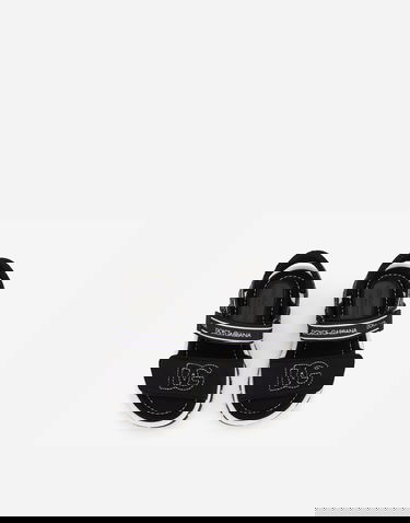 Superge in čevlji Dolce & Gabbana Technical Fabric Sandals With Dg Logo For First Steps (19-26) Črna | DL0068AY2338B939, 3