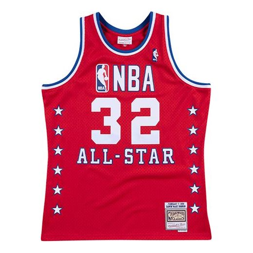 Majica brez rokavov Mitchell & Ness Mitchell & Ness Magic Johnson All-Star Game 1988 Swingman Jersey Rdeča | SMJYCP19048-ASWRED188EJH