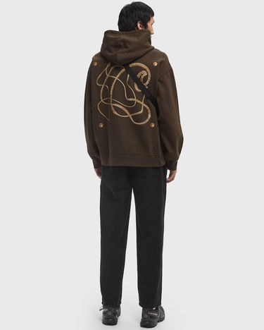 Pulover Carhartt WIP Hooded Charm Link Sweatshirt Rjava | I034423_9, 2