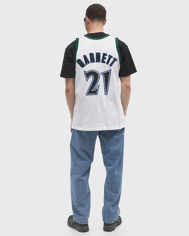 Dres Mitchell & Ness Mitchell & Ness Minnesota Timberwolves Kevin Garnett #21 Jersey Bela | JY11624-MTIWHIT, 1