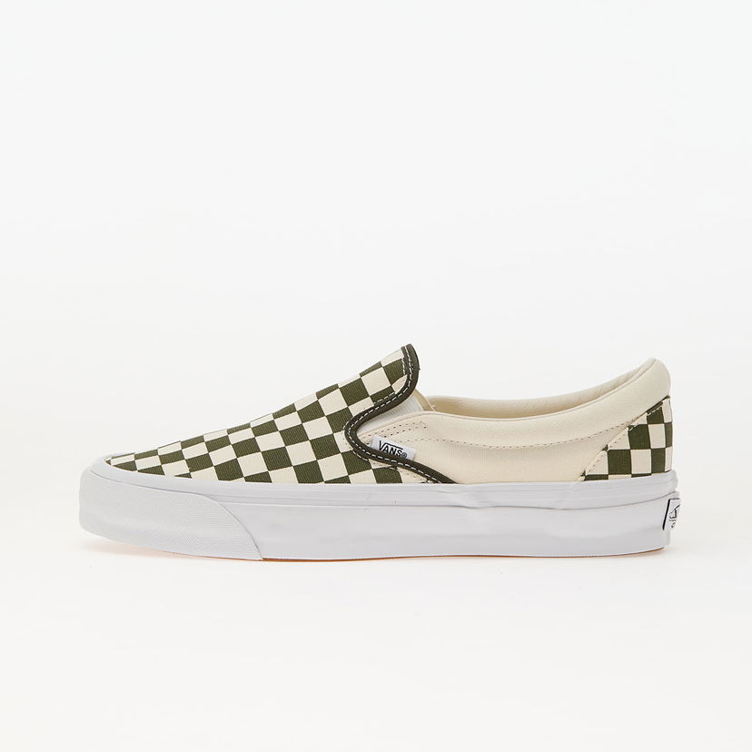 Superge in čevlji Vans LX Classic Slip-On 98 Checkerboard Zelena | VN000D5AKCZ1
