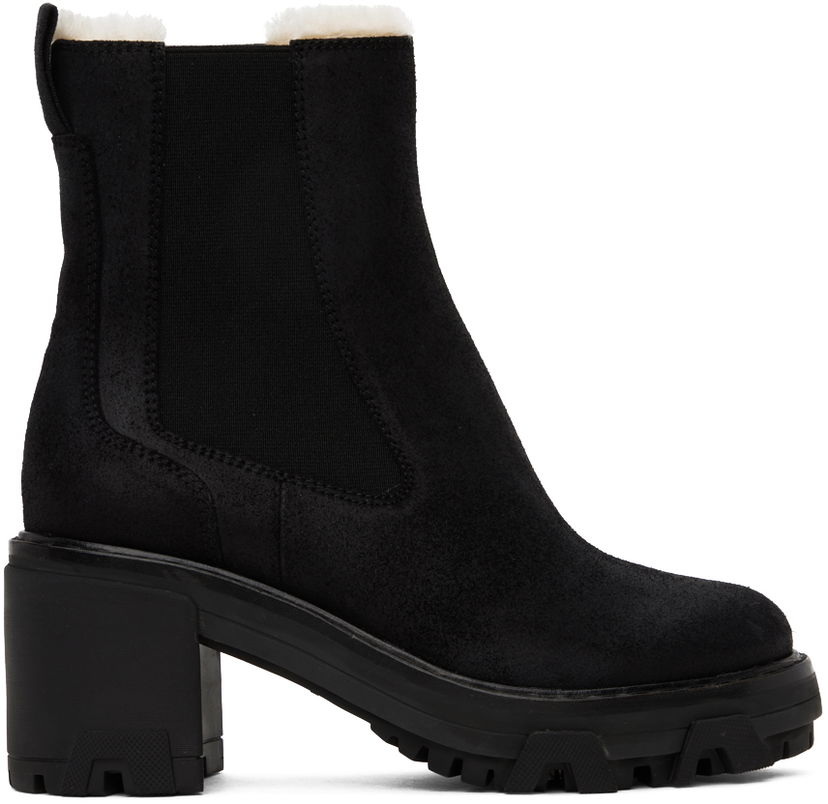 Nega čevljev rag & bone Rag & Bone Shiloh Shearling Boots Črna | WFF23FF028RJ28