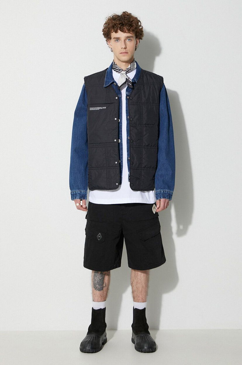 Telovnik PANGAIA Pangaia Quilted Vest Črna | 10000530