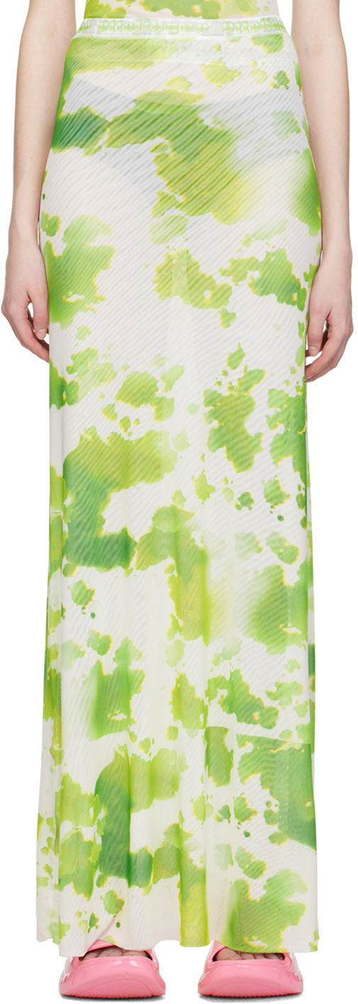 Krila Ottolinger Ottolinger Exclusive Tie-Dye Maxi Skirt Zelena | 101317
