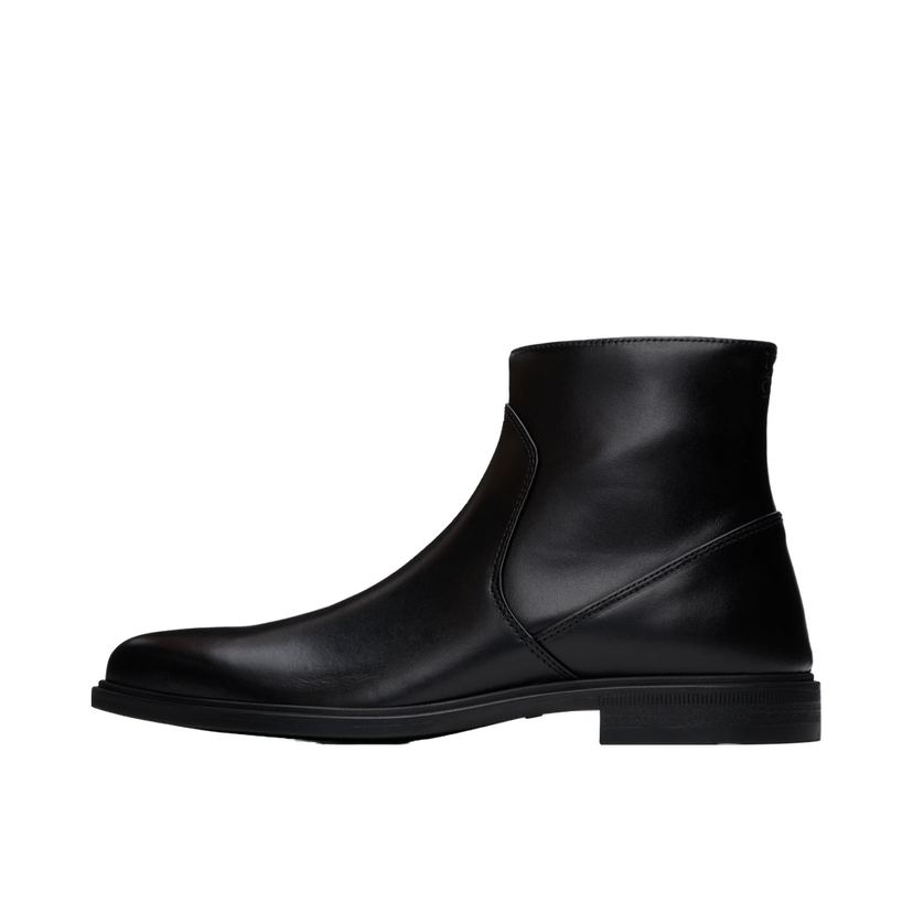 Superge in čevlji BOSS Leather Chelsea Boots Črna | 50528808
