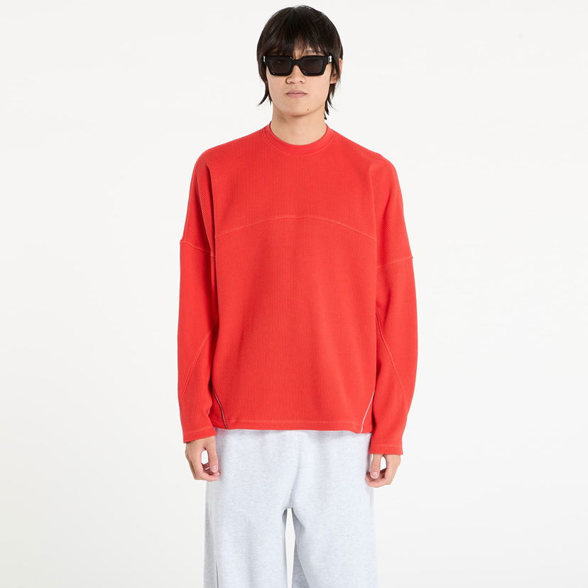Majica adidas Originals adidas La Cienega Sports Long Sleeve Top Rdeča | JX6136