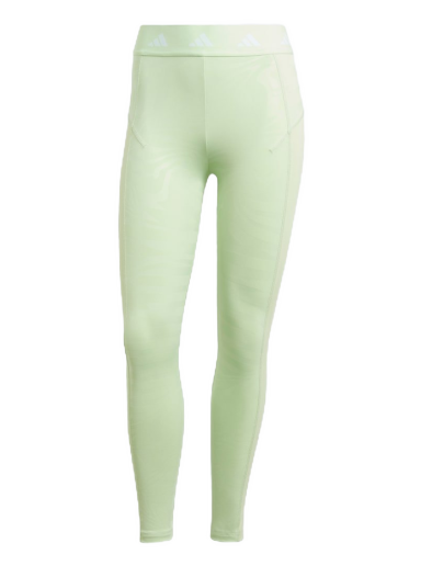 Pajkice adidas Performance Techfit Printed 7/8 Leggings Zelena | IR5643