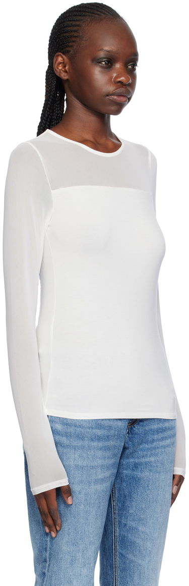 Majica rag & bone Luca Long Sleeve T-Shirt Bela | WAC23HT006FG06, 1