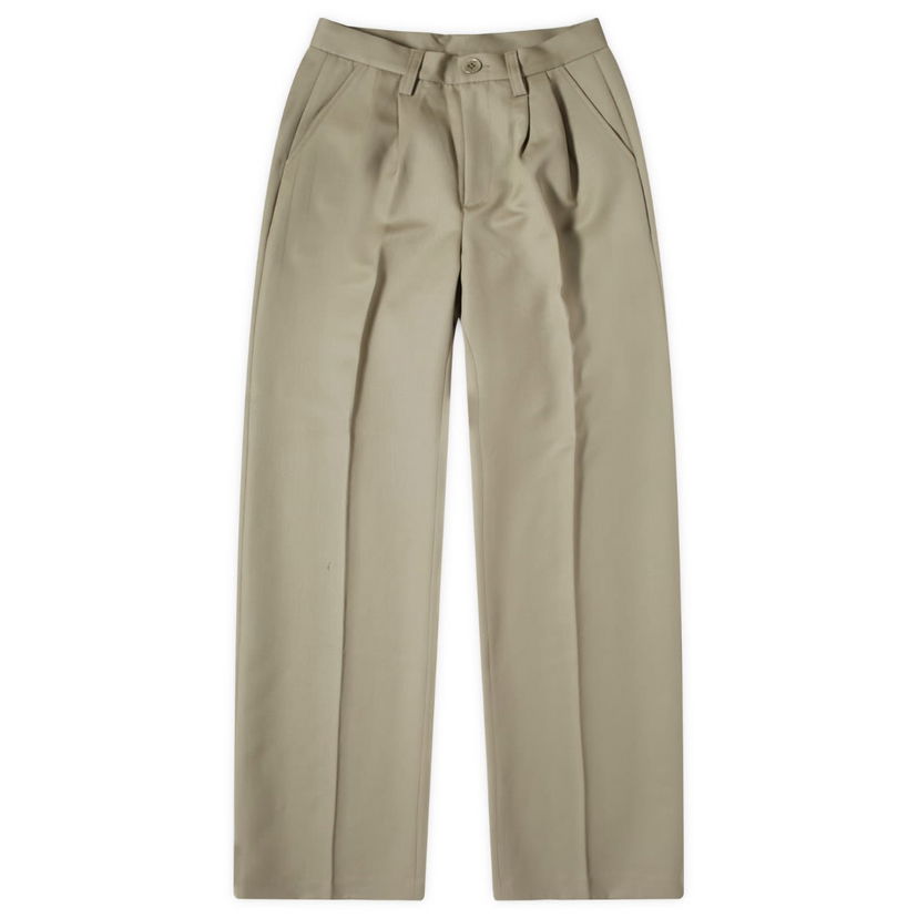 Hlače Anine Bing Carrie Pleated Dress Pants Bež | A-03-3269-250B
