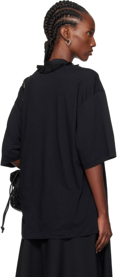 Majica Ann Demeulemeester Ann Demeulemeester Danvald High Comfort Graphic T-Shirt Črna | 2520-W-JTS06-54-C-FA206-099, 2