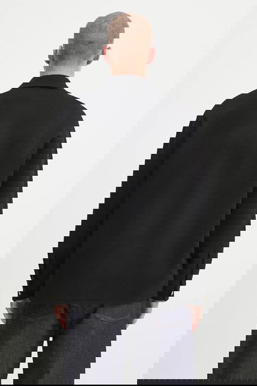 Jakna Drôle de Monsieur Drôle de Monsieur La Surchemise Laine Shirt Jacket Črna | H.JT254.WO031, 2