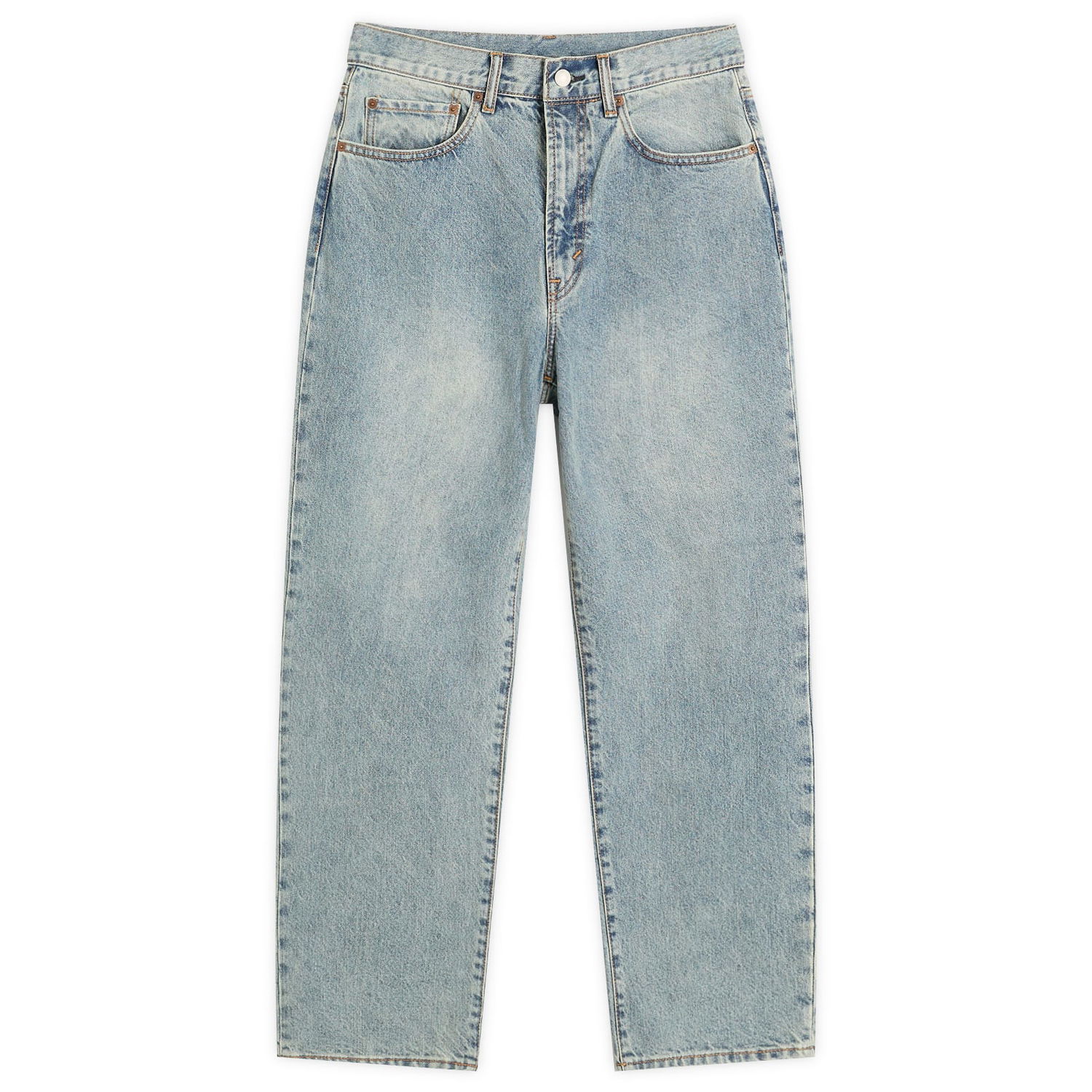 Kavbojke thisisneverthat thisisneverthat Regular Jeans, Size Small Modra | TNCO0DPA5P01-BLU, 0