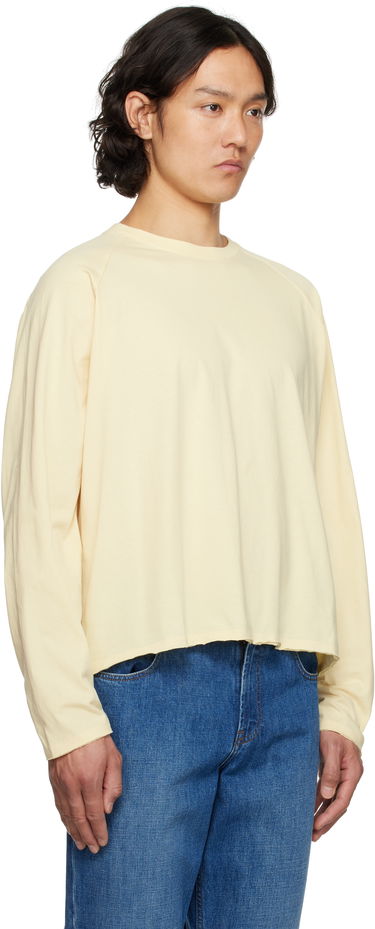 Majica The Row The Row Jameson Long Sleeve T-Shirt Rumena | 875-K636, 1