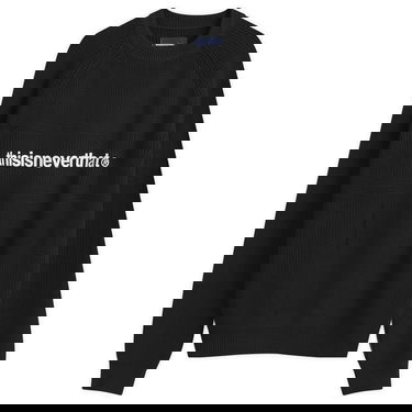 Pleteni pulover thisisneverthat T-Logo Knit Jumper Črna | TN253KKNPK01-BLK, 0