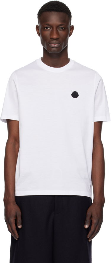 Majica Moncler Moncler Cotton T-Shirt with Logo Bela | K10918C000738390Y, 0