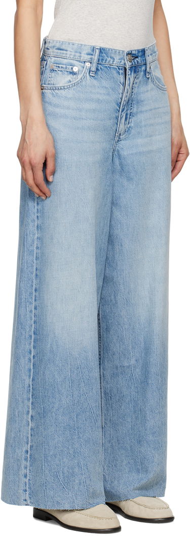 Kavbojke rag & bone rag & bone Wide Featherweight Sofie Jeans Modra | WDD25S2993FWMR, 1