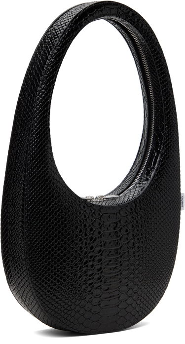 Torbica Coperni Coperni Python Embossed Swipe Bag Črna | COPBA01F6047, 2