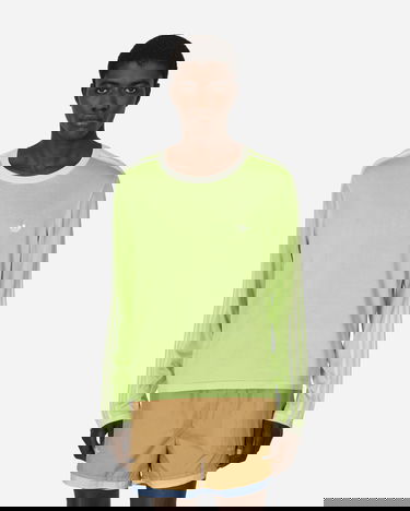 Majica adidas Originals Wales Bonner x Knit Long sleeve Tee Semi Frozen Yellow/ White Rumena | IZ1892, 4