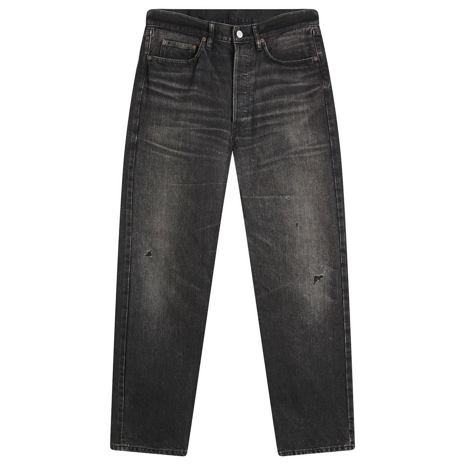 Kavbojke Junya Watanabe Junya Watanabe MAN Garment Treated Jeans Črna | WP-P912-100-1, 0