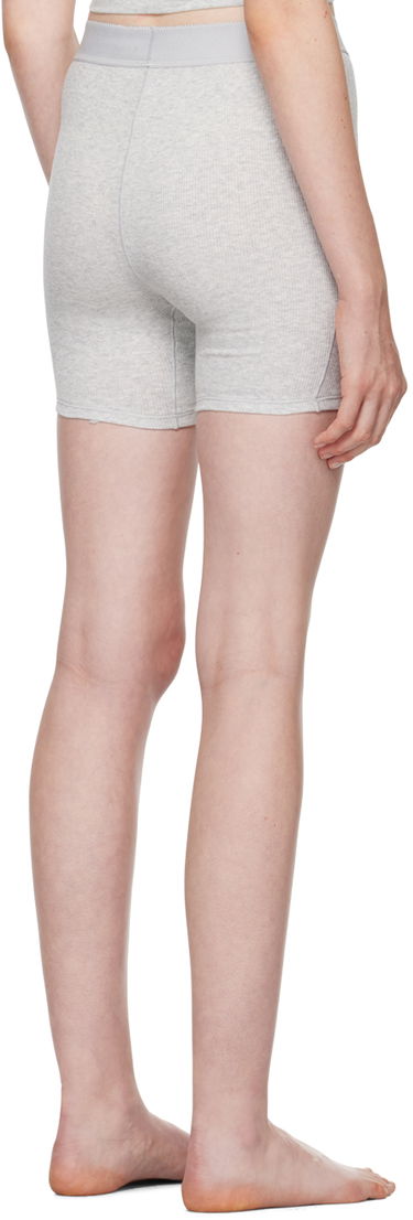 Kratke hlače SKIMS Rib Boxer Boy Shorts Siva | BX-BOX-6248W, 2