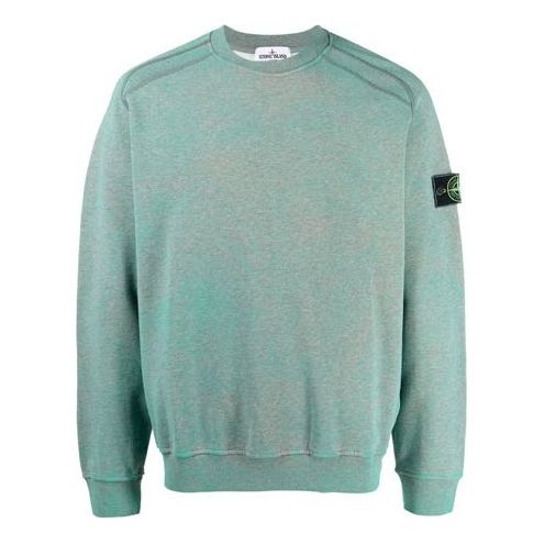 Pleteni pulover Stone Island STONE ISLAND Crewneck Sweatshirt Zelena | 741562290-V1M44